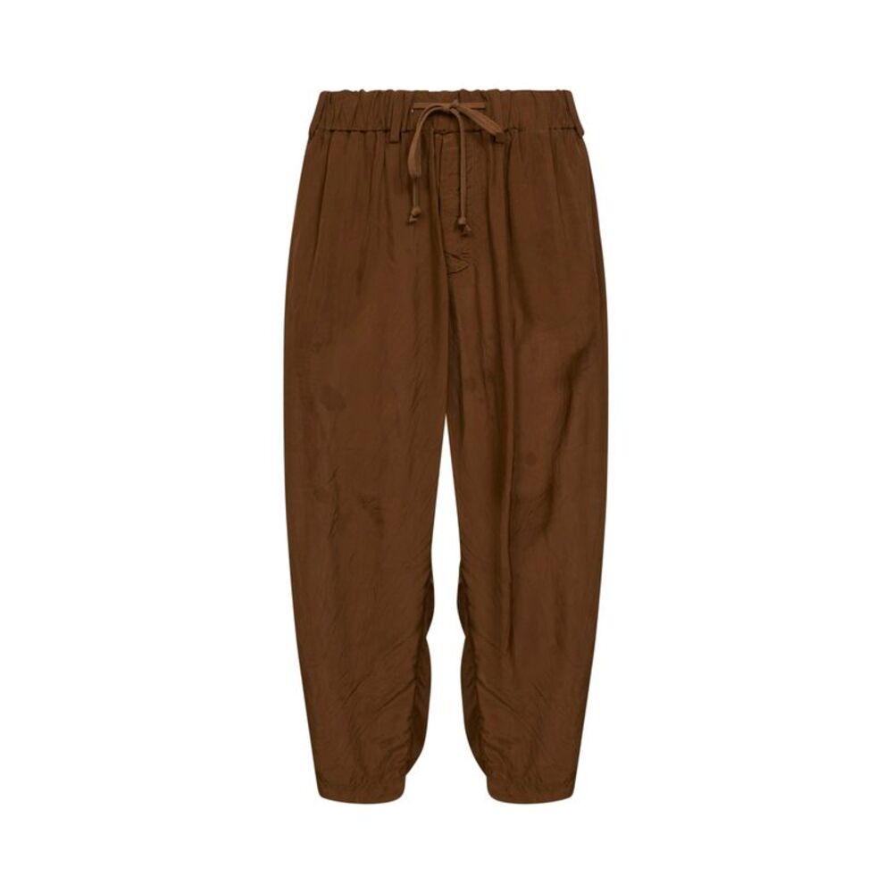 Uma Wang Men Mustard Viscose Pajama-Style Trousers<Br/>